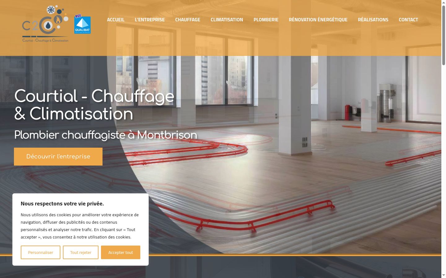 Screenshot tal-banner tal-kunsens muri qabel kwalunkwe interazzjoni