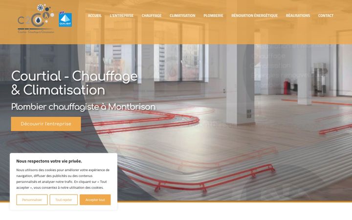 Screenshot of c2c-chauffage.fr