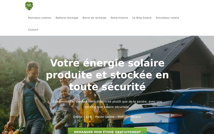 Screenshot of c2e-energy.fr