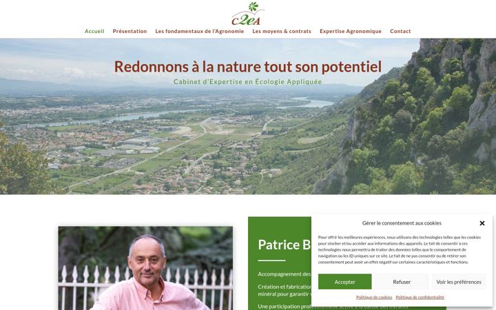 Screenshot of c2ea.fr