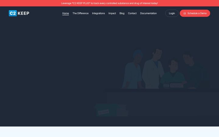 Screenshot of c2keep.com