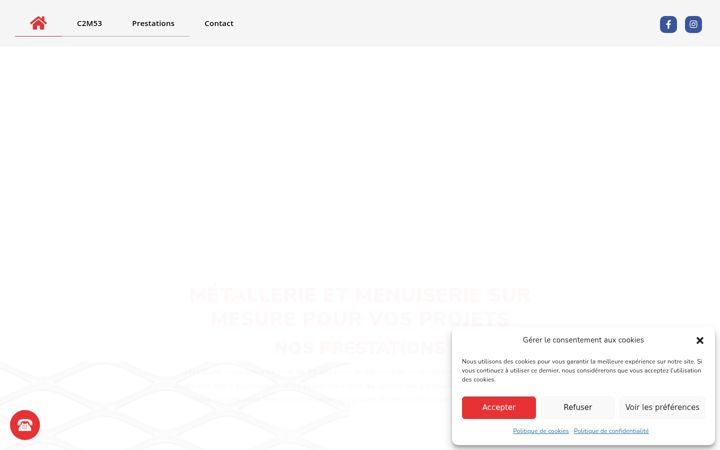 Screenshot of c2m53.fr