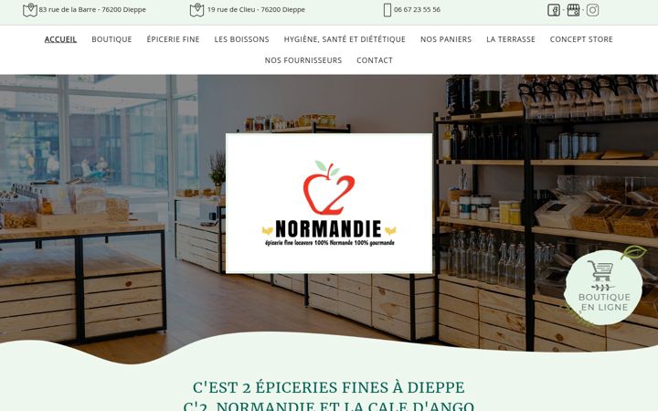 Screenshot of c2normandie.fr