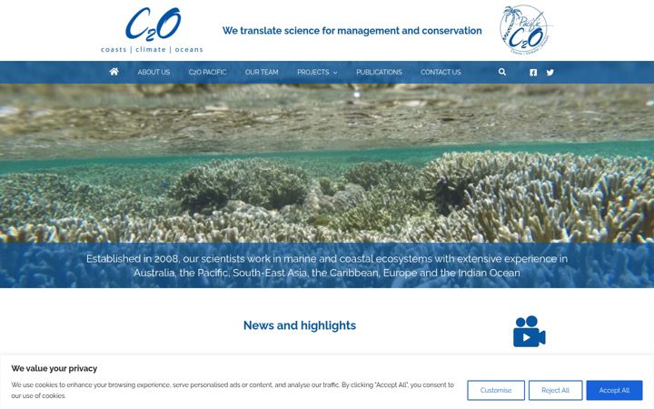 Screenshot of c2o.net.au