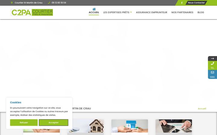 Screenshot of c2pa.fr