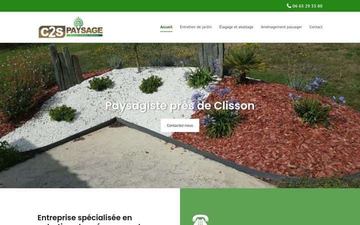 Screenshot of c2s-paysage.fr