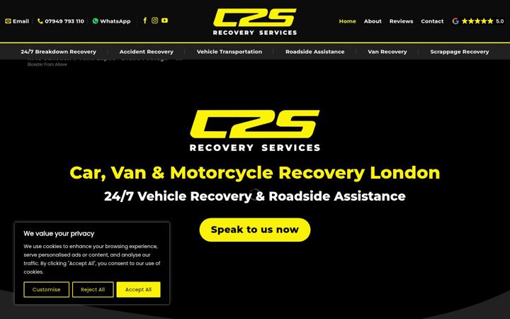 Screenshot of c2srecovery.com