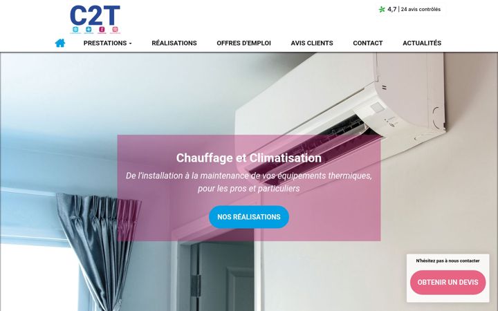 Screenshot of c2t-strasbourg.fr
