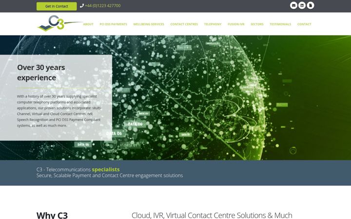 Screenshot of c3.co.uk