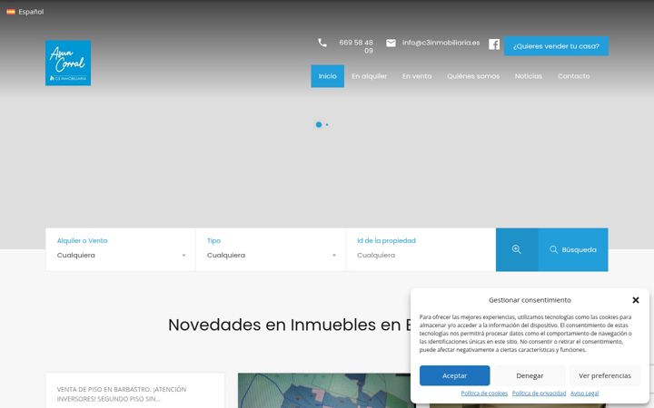 Screenshot of c3barbastro.com