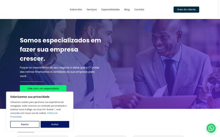 Screenshot von c3inteligencia.com.br