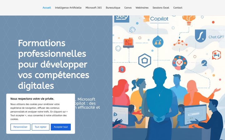 Ekrano kopija c3m-dev.fr