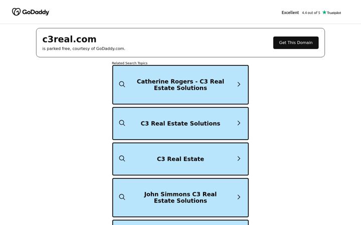 Screenshot of c3real.com