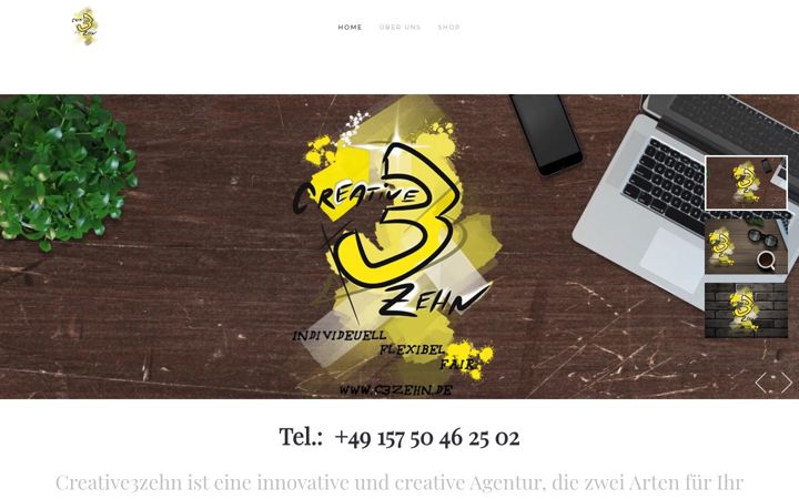 Screenshot of c3zehn.com