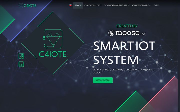 Snímek obrazovky c4iote.io
