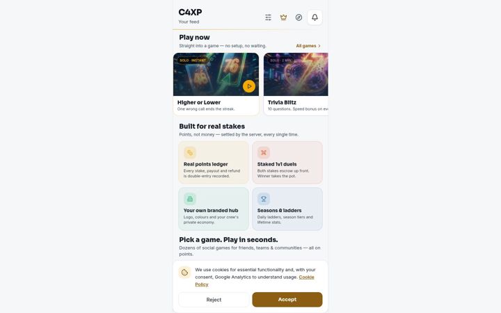 Screenshot of c4xp.com