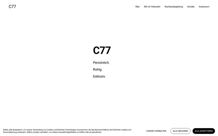 Screenshot of c77immobilien.com