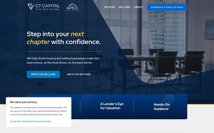 Screenshot of c7cap.com