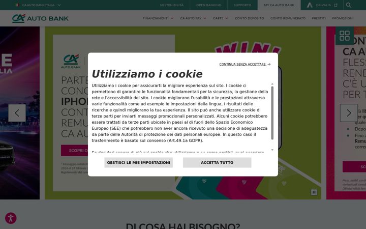 Screenshot of ca-autobank.it