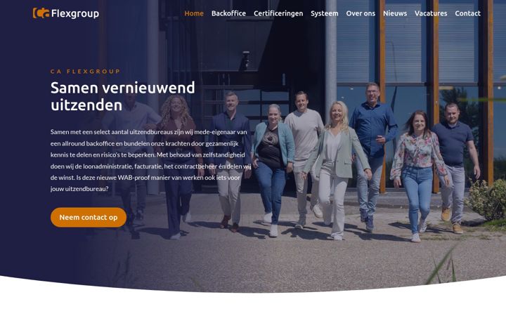 Screenshot of ca-flexgroup.nl