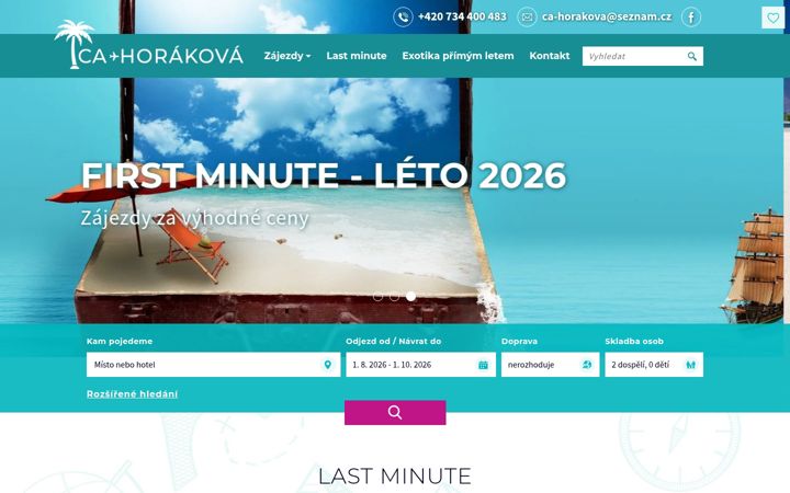 Screenshot ta' ca-horakova.cz