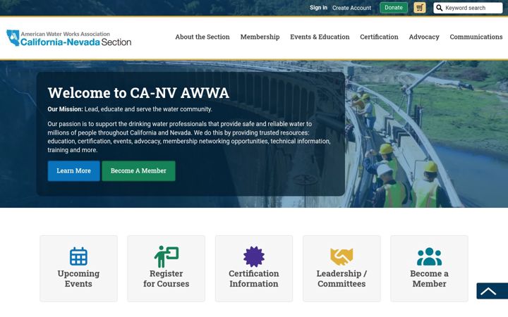Screenshot του ca-nv-awwa.org