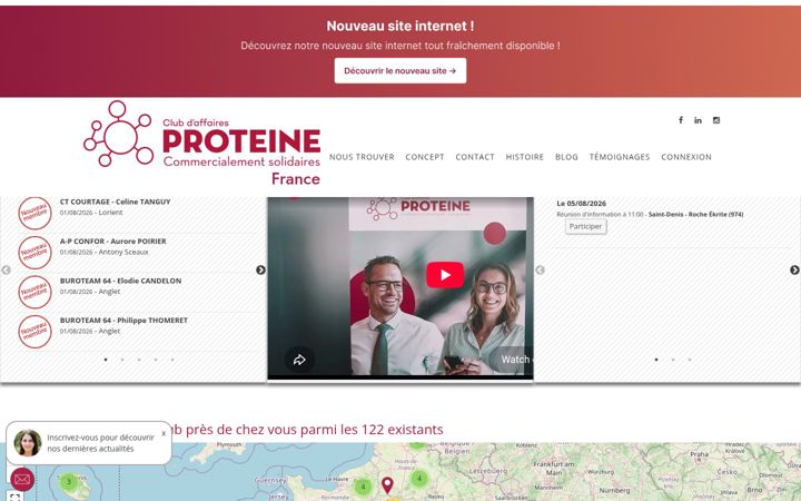 Screenshot of ca-proteine.fr