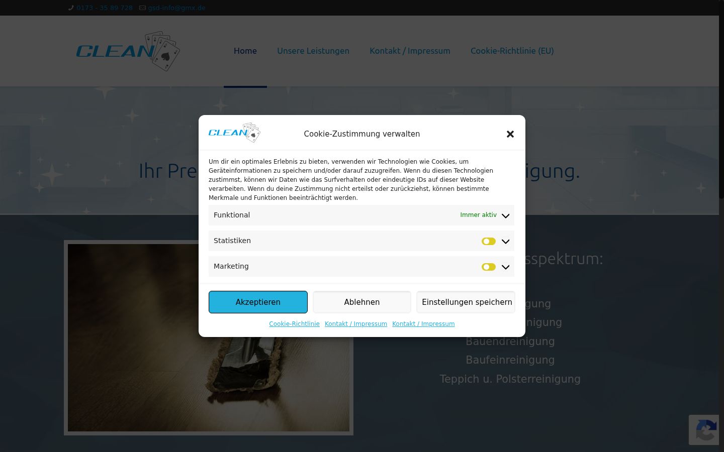 Capture d'écran de la bannière de consentement affichée avant toute interaction