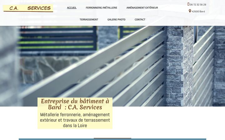 Screenshot of ca-services42.fr
