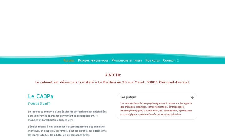 Capture d'écran de ca3pa.fr