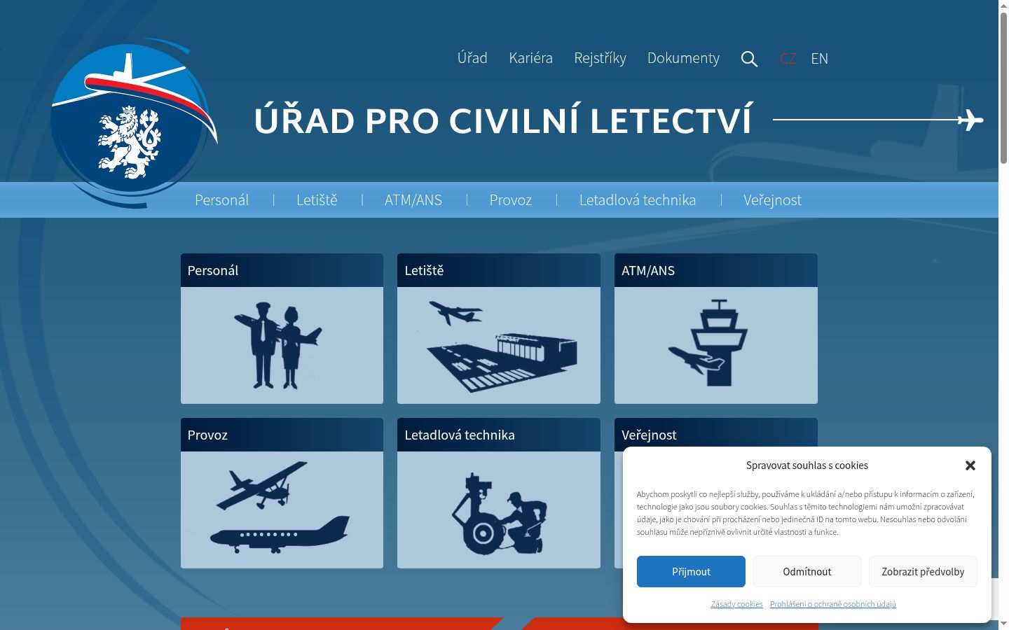Snimka zaslona bannera za privolu prikazanog prije bilo kakve interakcije