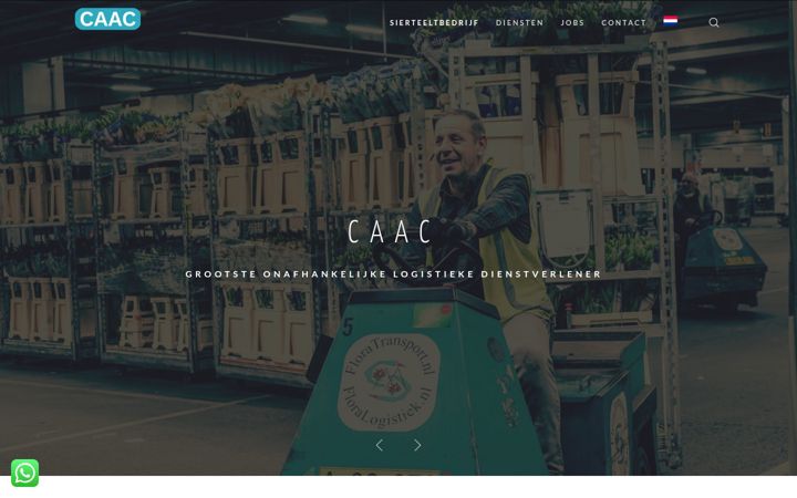 Zrzut ekranu caac.nl