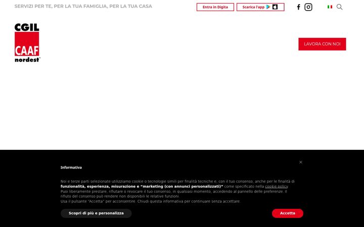 Screenshot of caaf.it