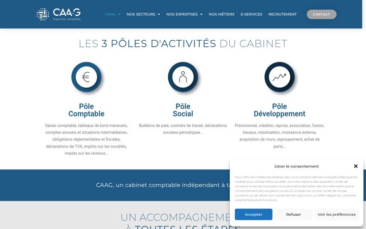 Capture d'écran de caag.fr