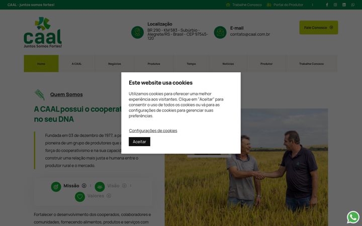 Képernyőkép: caal.com.br