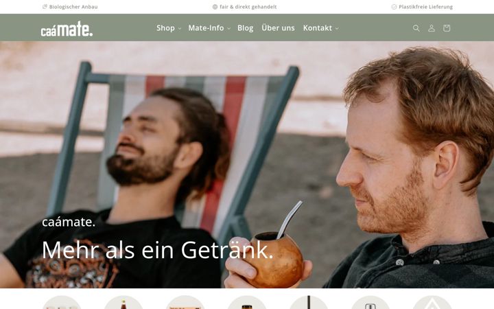 Screenshot of caamate.de