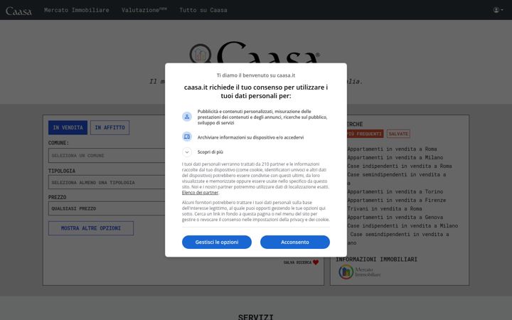 Screenshot di caasa.it