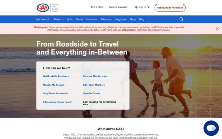 Screenshot of caasco.com