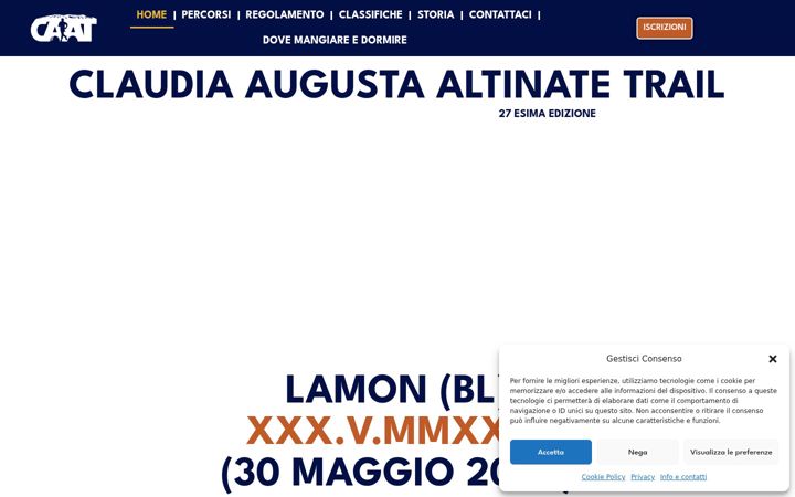 Screenshot of caatrail.com