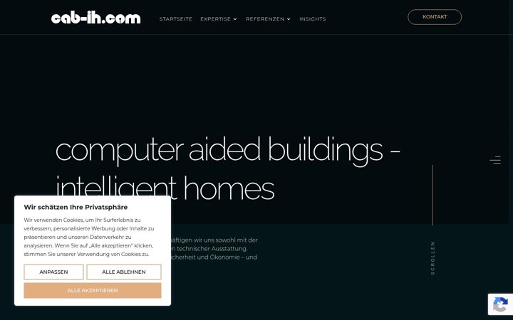 Screenshot of cab-ih.com