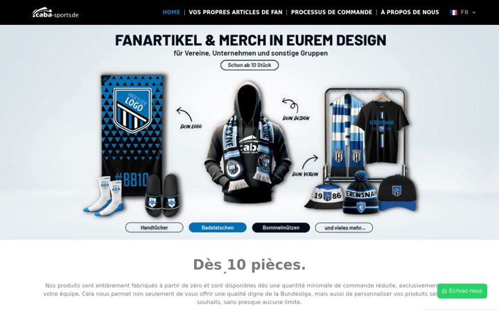 Screenshot ta' caba-sports.fr