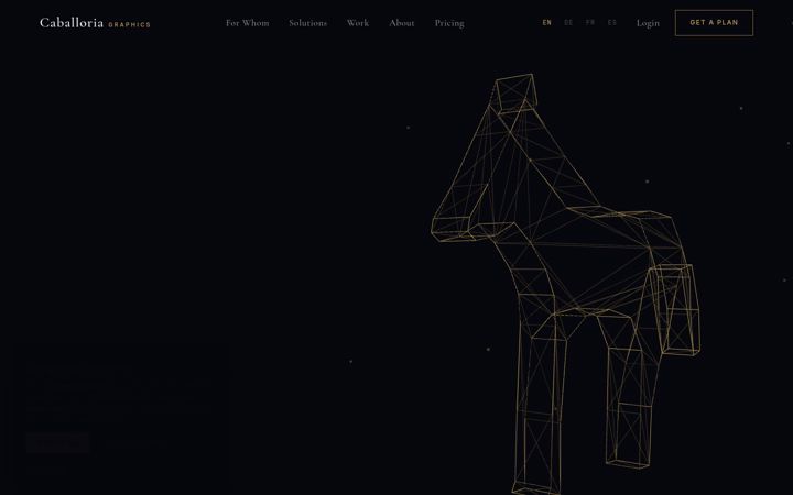 Screenshot of caballoria-graphics.com