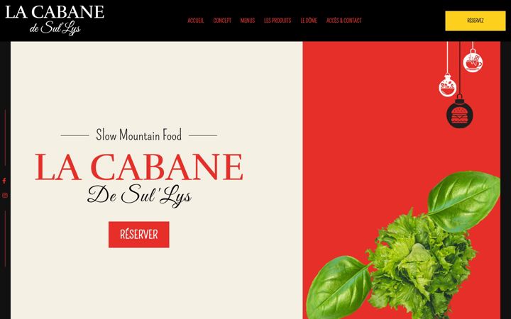 Screenshot of cabanedesullys.com