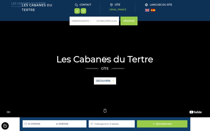 Screenshot of cabanicime.com