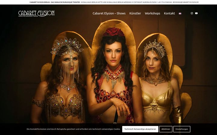 Screenshot του cabaret-elysion.de