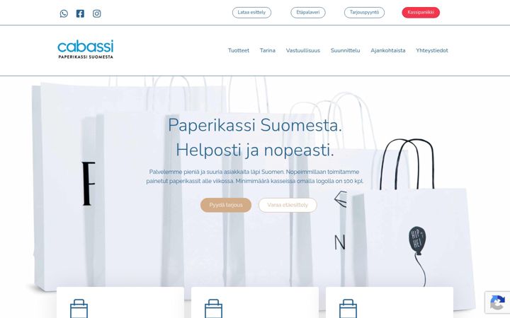 Screenshot of cabassi.fi