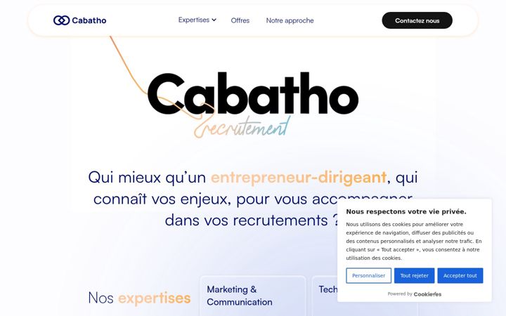 Screenshot of cabatho.com