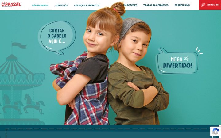 Ekrano kopija cabeleireiroinfantil.pt