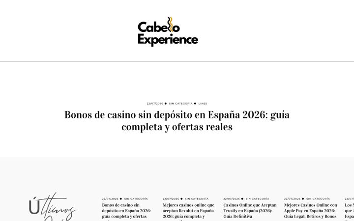 Screenshot of cabelloexperience.com