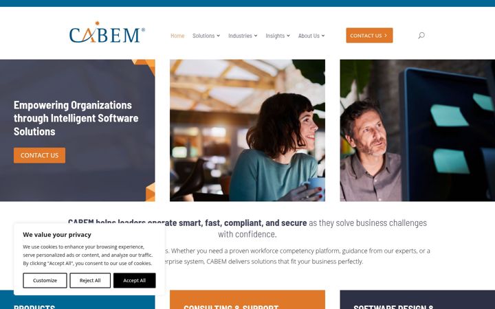 Screenshot of cabem.com